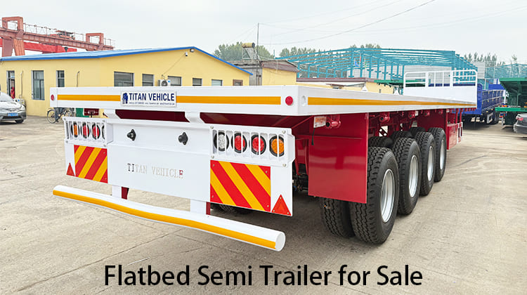 4 Axle Flatbed Semi Trailer for Sale in Zambia, Lusaka 