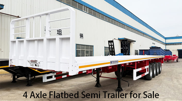 4 Axle Flatbed Semi Trailer for Sale in Zambia, Lusaka 