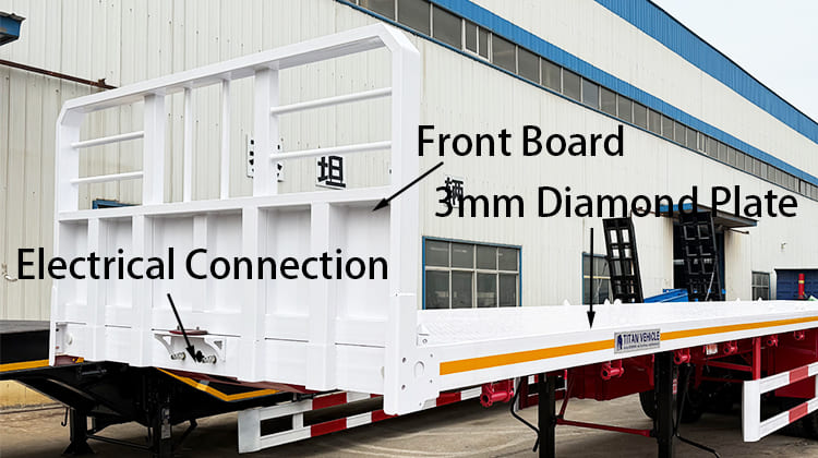 4 Axle Flatbed Semi Trailer for Sale in Zambia, Lusaka 