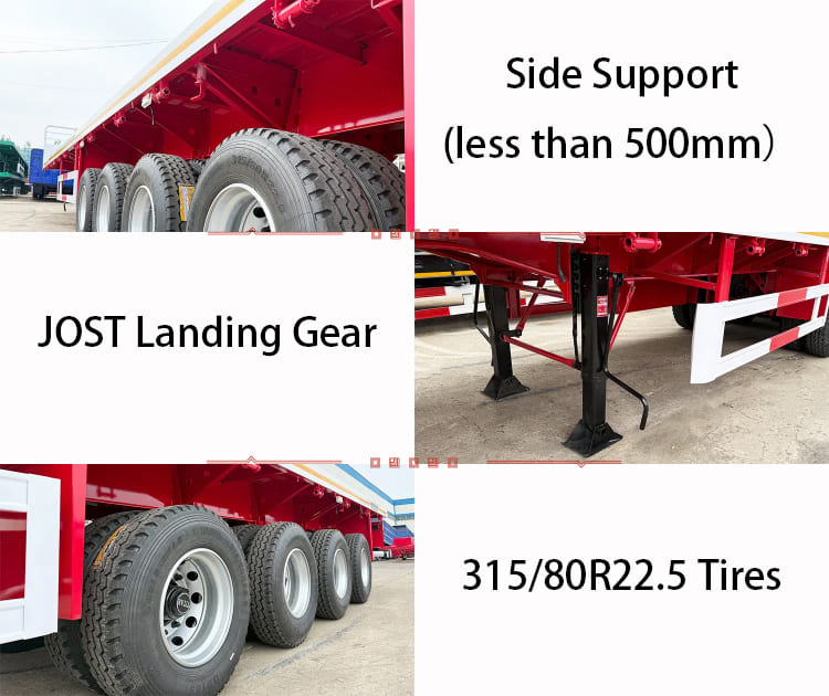 4 Axle Flatbed Semi Trailer for Sale in Zambia, Lusaka 