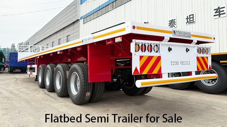 4 Axle Flatbed Semi Trailer for Sale in Zambia, Lusaka 