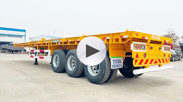 Flatbed Trailer 3 Axle for Sale in Zambia,  Chingola