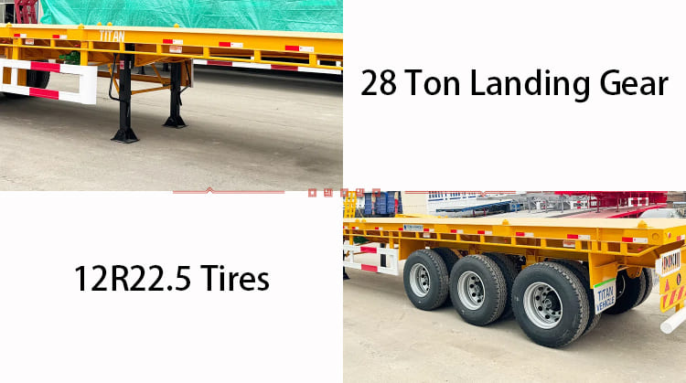 Flatbed Trailer 3 Axle for Sale in Zambia,  Chingola