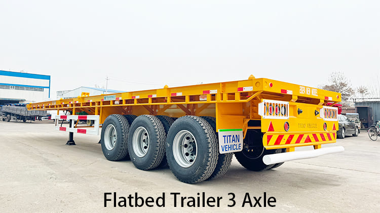 Flatbed Trailer 3 Axle for Sale in Zambia,  Chingola