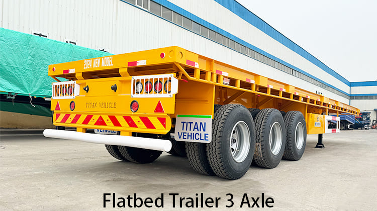 Flatbed Trailer 3 Axle for Sale in Zambia,  Chingola
