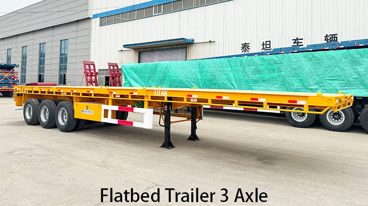 Flatbed Trailer 3 Axle for Sale in Zambia,  Chingola