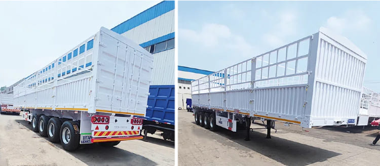 4 Axle Fence Semi Trailer for Sale in Zambia, Kabwe