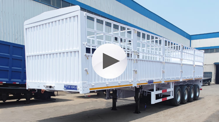4 Axle Fence Semi Trailer for Sale in Zambia, Kabwe