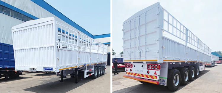 4 Axle Fence Semi Trailer for Sale in Zambia, Kabwe