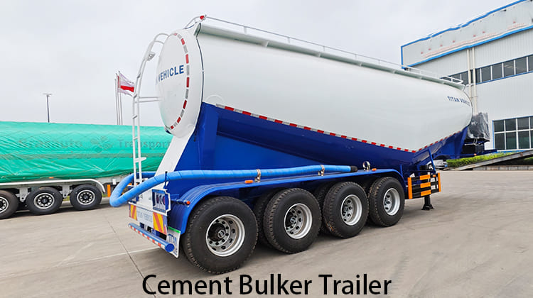 40 CBM Cement Bulker Trailer for Sale in Zambia, Kabwe