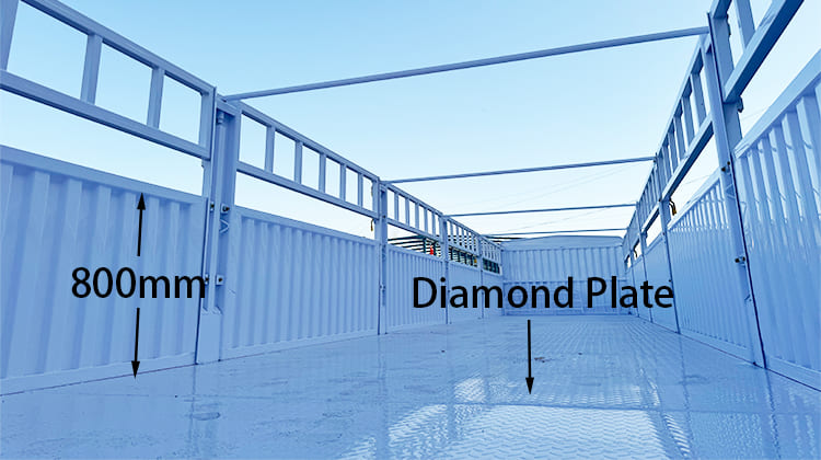 Tri Axle Fence Trailer for Sale in Zambia, Chingola