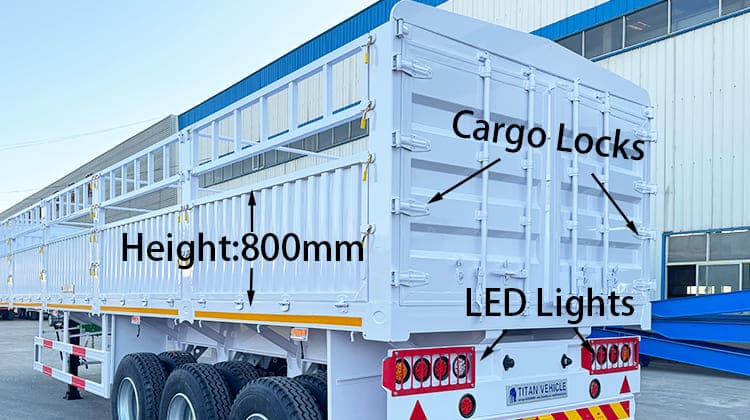 Tri Axle Fence Trailer for Sale in Zambia, Chingola