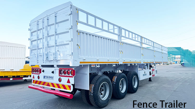 Tri Axle Fence Trailer for Sale in Zambia, Chingola