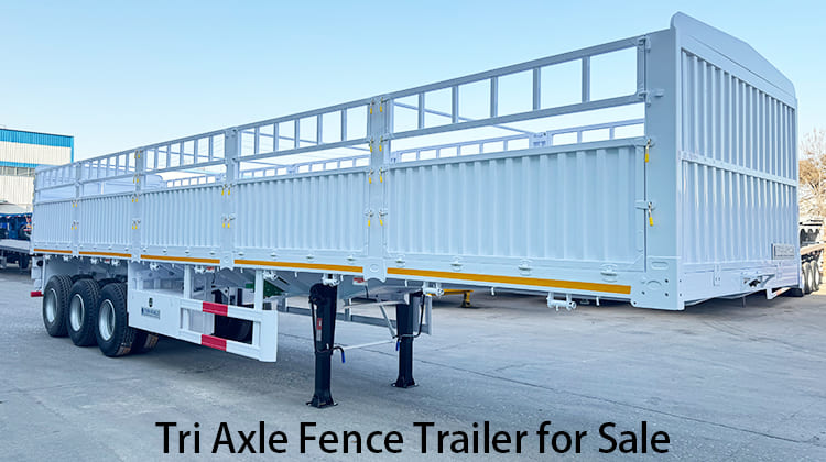 Tri Axle Fence Trailer for Sale in Zambia, Chingola