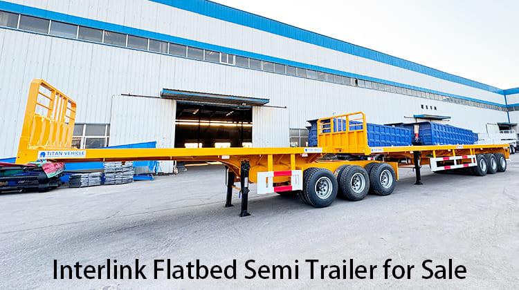 Interlink Flatbed Semi Trailer for Sale in Zambia,  Ndola