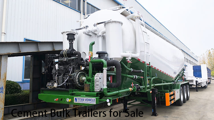 45CBM Cement Bulk Trailers for Sale in Zambia,  Kabwe