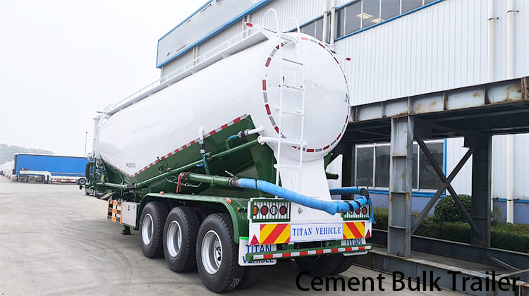 45CBM Cement Bulk Trailers for Sale in Zambia,  Kabwe