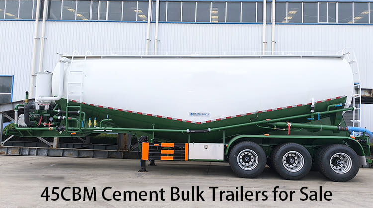 45CBM Cement Bulk Trailers for Sale in Zambia,  Kabwe
