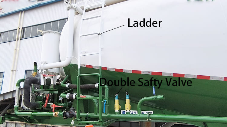 45CBM Cement Bulk Trailers for Sale in Zambia,  Kabwe