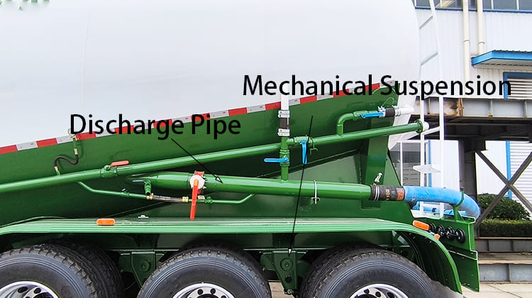 45CBM Cement Bulk Trailers for Sale in Zambia,  Kabwe