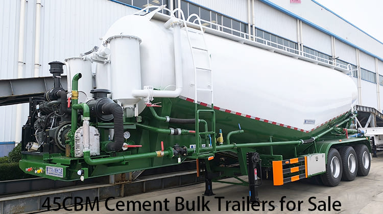 45CBM Cement Bulk Trailers for Sale in Zambia,  Kabwe