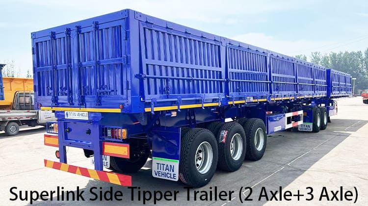 Superlink Side Tipper Trailer for Sale in Zambia, Chingola