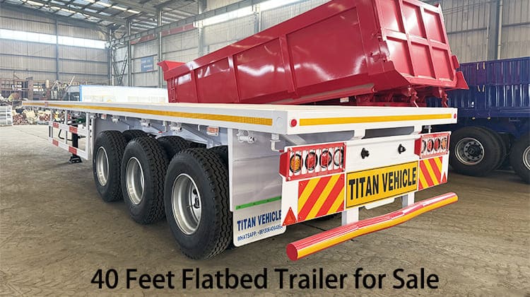 40 Feet Flatbed Trailer Prices for Sale in Zambia, Kabwe
