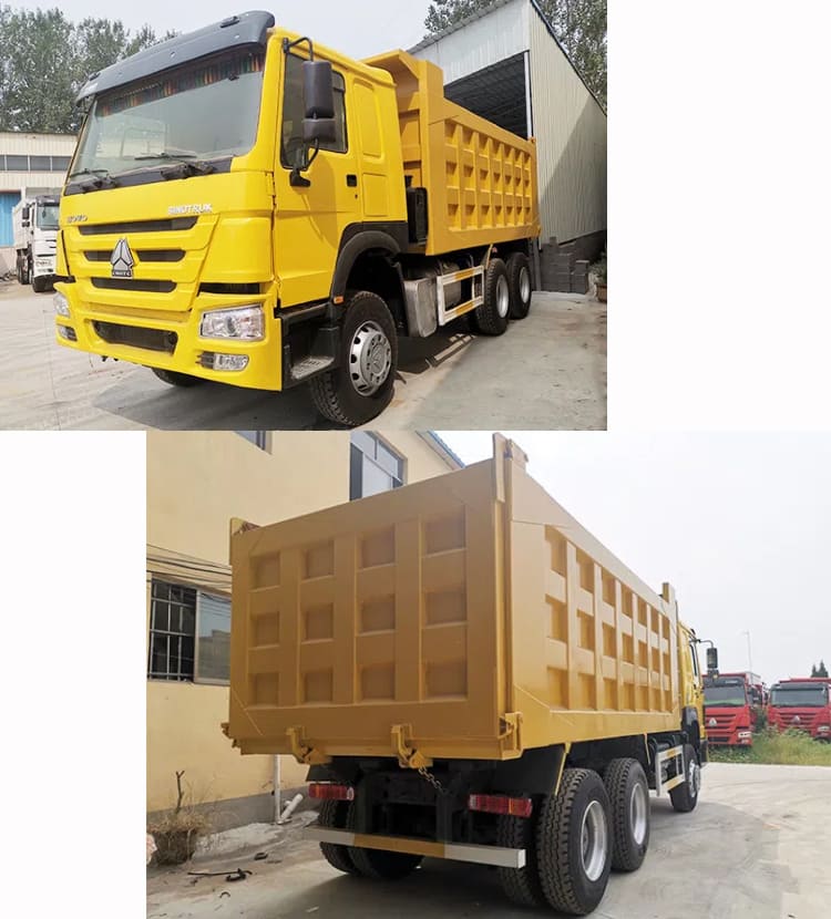 2nd Hand Howo Dump Truck 6x4 for Sale in Zambia, Luanshya 