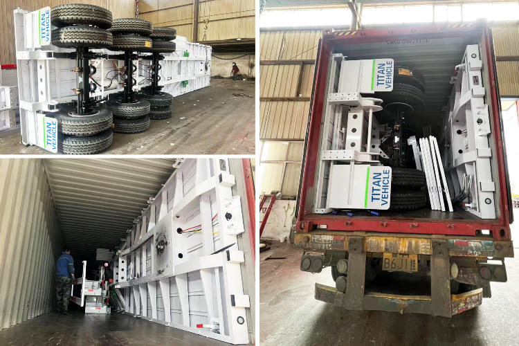Tri axle 60 Ton Dropside Trailer for Sale in Zambia, Kitwe