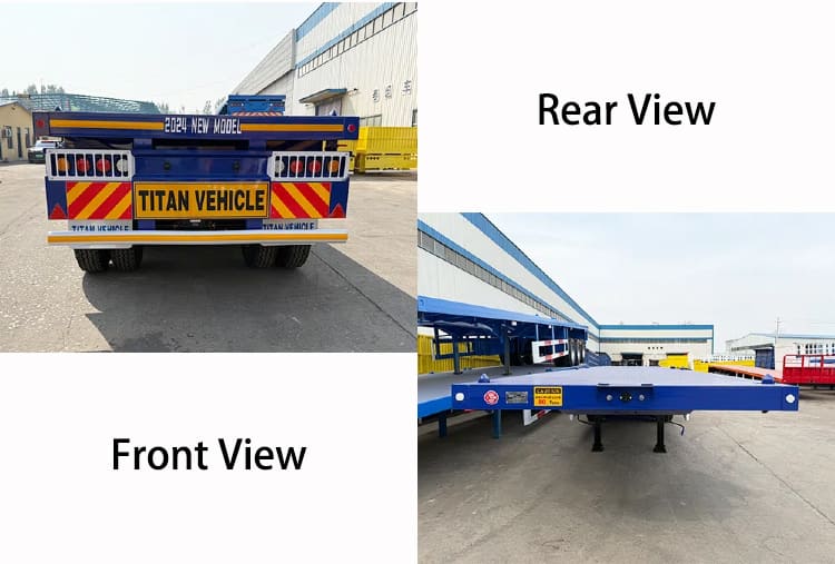 4 Axle Semi Truck Flatbed Trailer for Sale in Zambia, Lusaka
