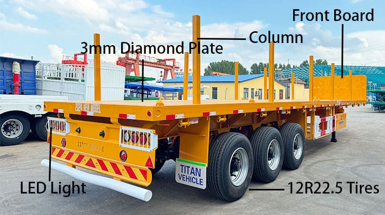40 Feet Flatbed Trailer for Sale in Zambia, Lusaka
