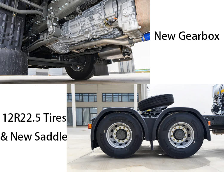 RHD Used Sinotruk Howo Sitrak LNG G7H Tractor Truck for Sale in Zambia, Ndola