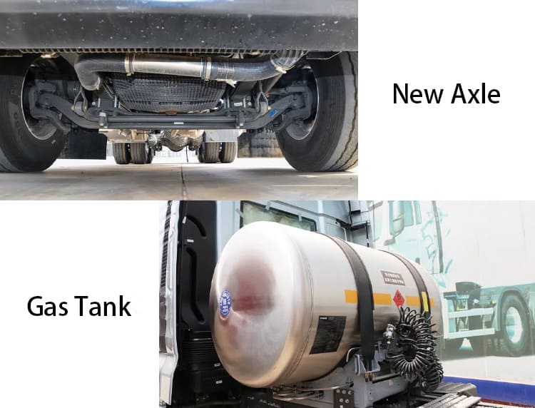 RHD Used Sinotruk Howo Sitrak LNG G7H Tractor Truck for Sale in Zambia, Ndola
