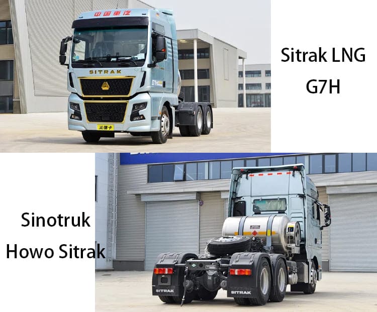 RHD Used Sinotruk Howo Sitrak LNG G7H Tractor Truck for Sale in Zambia, Ndola