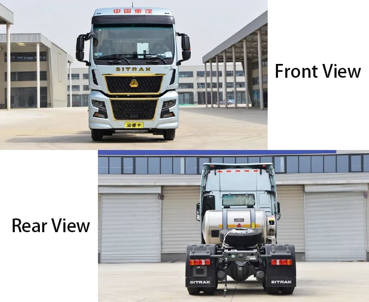 RHD Used Sinotruk Howo Sitrak LNG G7H Tractor Truck for Sale in Zambia, Ndola