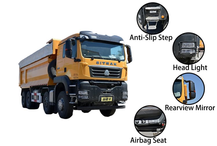 RHD Second Hand Howo G7W Sitrak Trucks Price for Sale in Zambia, Kabwe