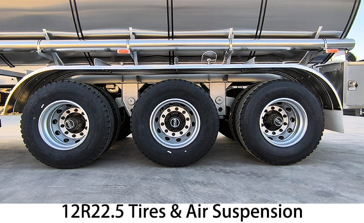 45000 Liters Aluminum Semi Tanker Trailers for Sale in Zambia, Kabwe