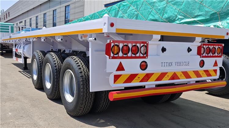 40ft Flatbed Shipping Container Trailer for Sale In Zambia