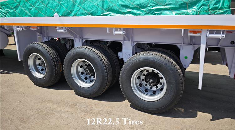 40ft Flatbed Shipping Container Trailer for Sale In Zambia