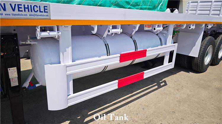 40ft Flatbed Shipping Container Trailer for Sale In Zambia