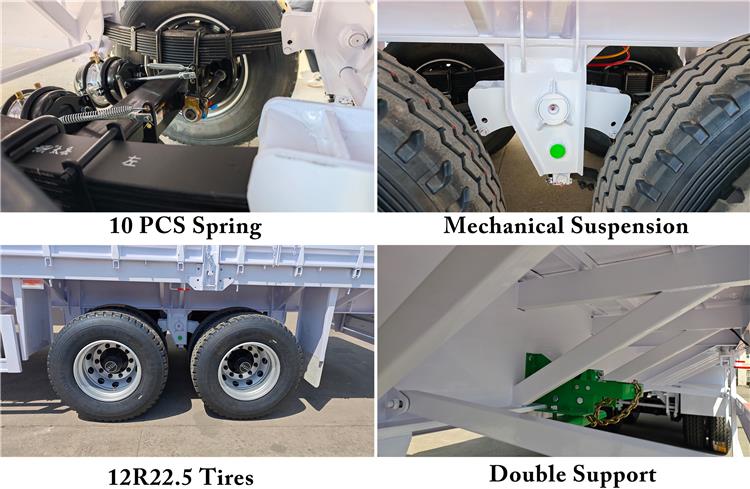2+2 Axle Dropside Interlink Trailer for Sale In Zambia