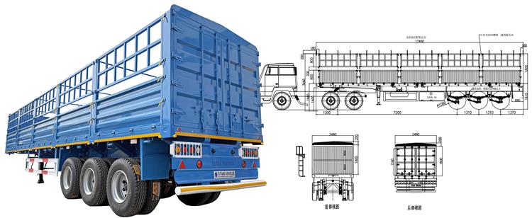 Fence Cargo Trailers for Sale Near Me in Zambia Lusaka