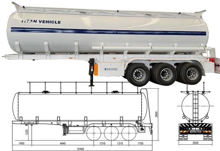 Sulphuric Acid Tanker Trailer | Semi Tanker Trailers for Sale In Zambia