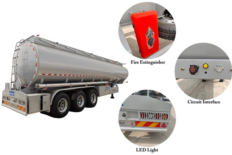 Diesel Fuel Tanker Semi Trailer for Sale Prices In Zambia Lusaka