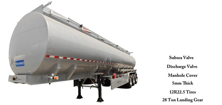 Diesel Fuel Tanker Semi Trailer for Sale Prices In Zambia Lusaka