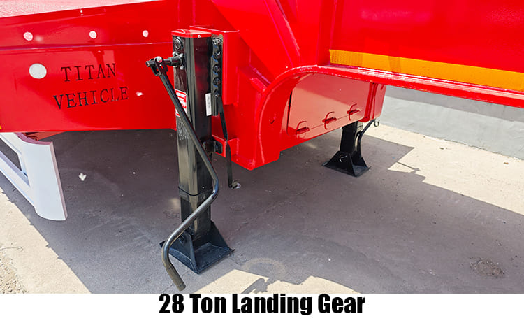 40 Feet Low Lowbed Truck Trailer Price for Sale in Zambia Ndola