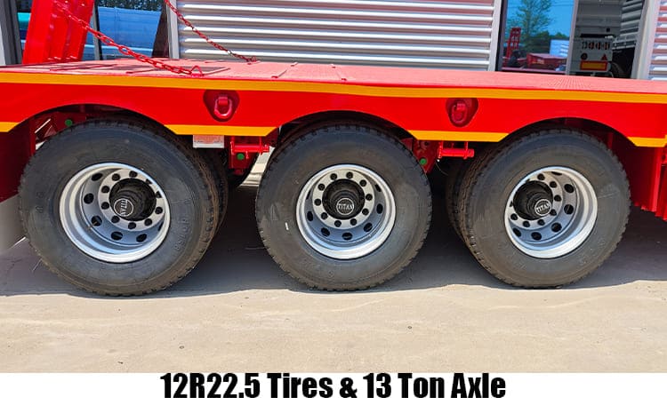 40 Feet Low Lowbed Truck Trailer Price for Sale in Zambia Ndola