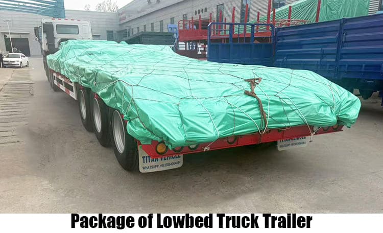 40 Feet Low Lowbed Truck Trailer Price for Sale in Zambia Ndola