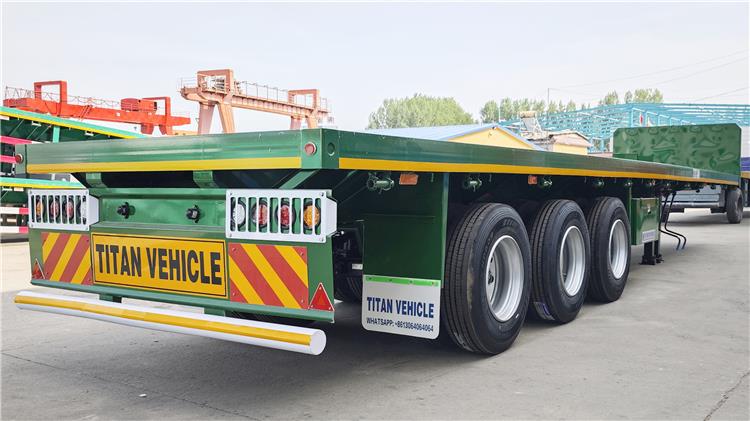 Flatbed Truck Semi Trailer for Sale In Zambia