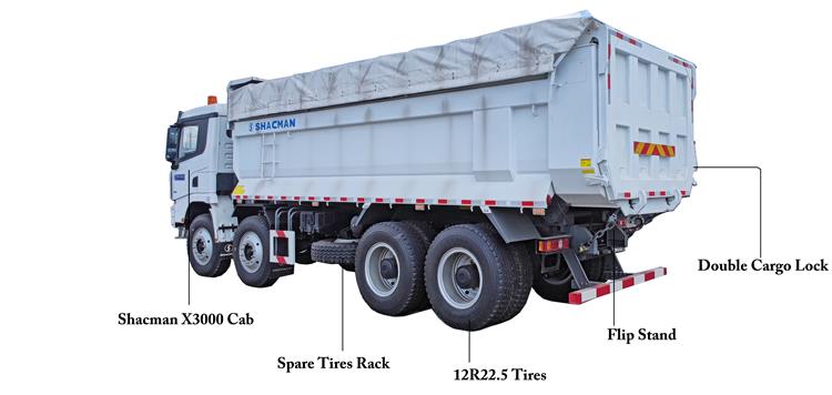 Shacman X3000 Dump Truck for Sale In Zambia